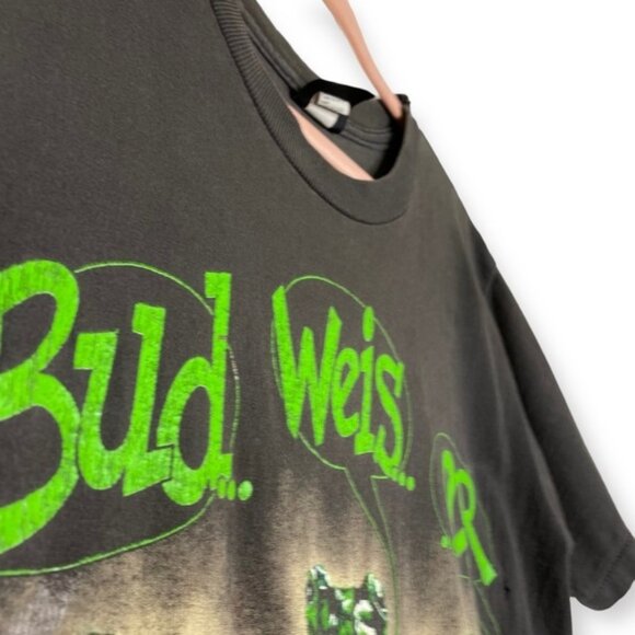 Vintage 90s Budweiser frogs Your Pad or Mine beer tee Changes single stitch M - Picture 9 of 14